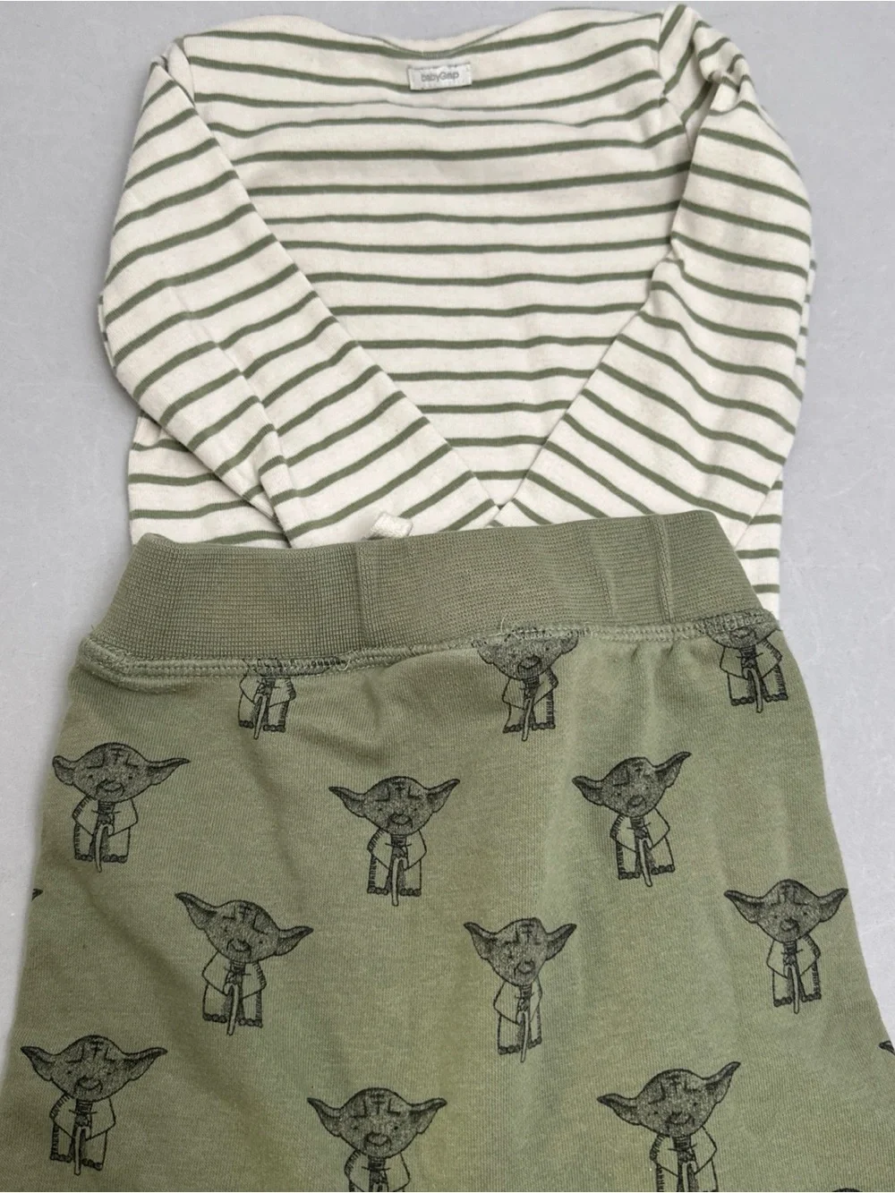 Baby Gap Star Wars Yoda & Chewbacca 3-Piece Outfit Set 18-24M